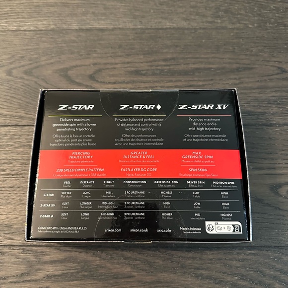 Srixon Z-Star Diamond Golf Balls - Pure White - Picture 2 of 2